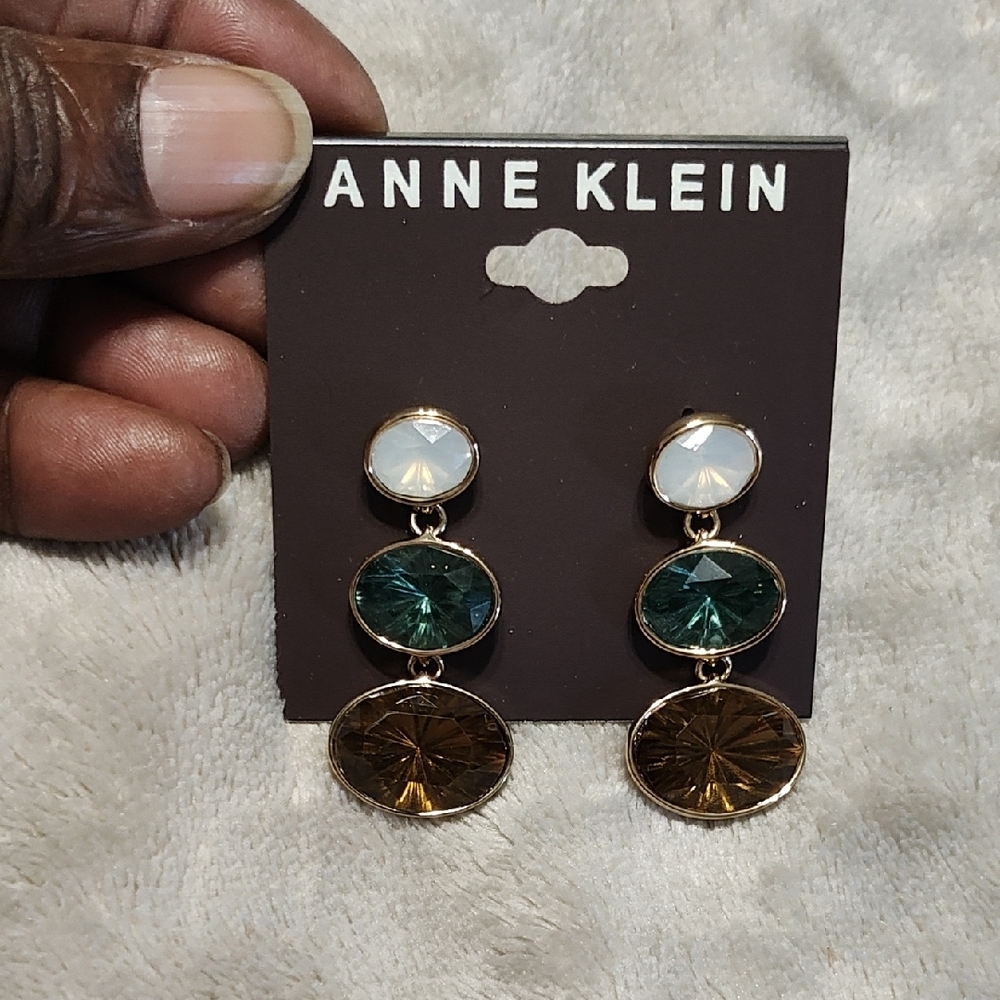 Anne Klein Multicolor Drop Earrings NWT